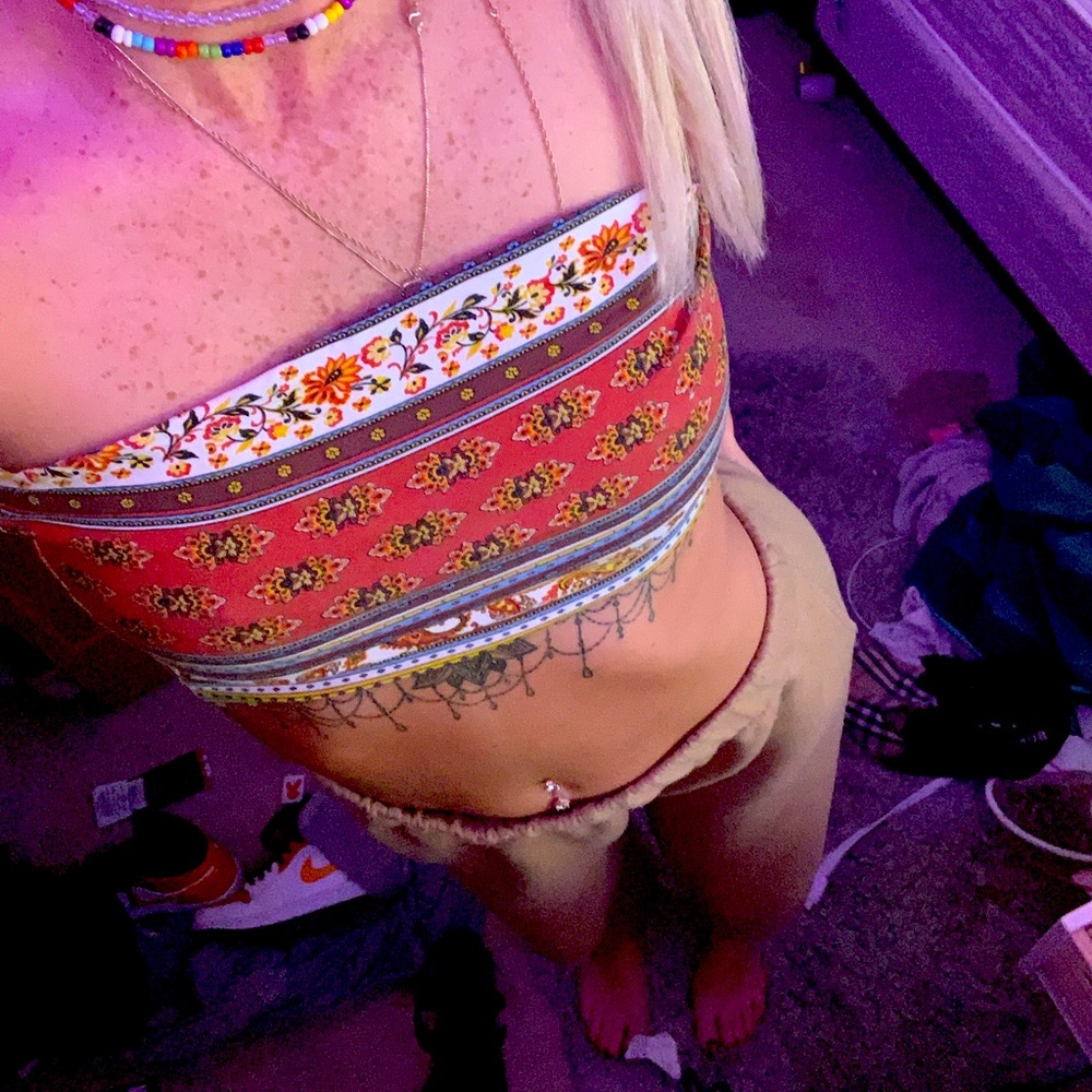 Boho tube top